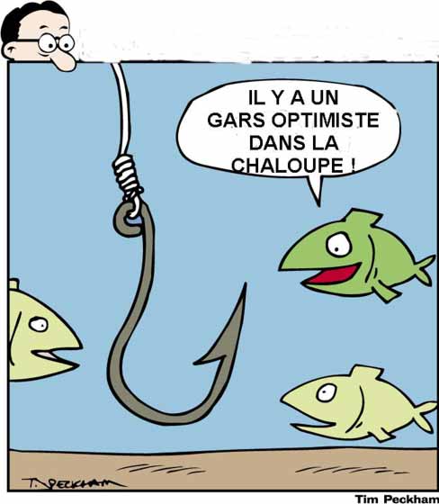 Pêcheur optimiste