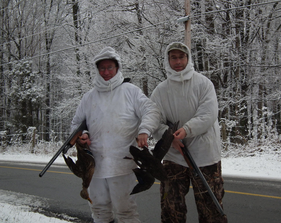 Chasse hivernale aux canards